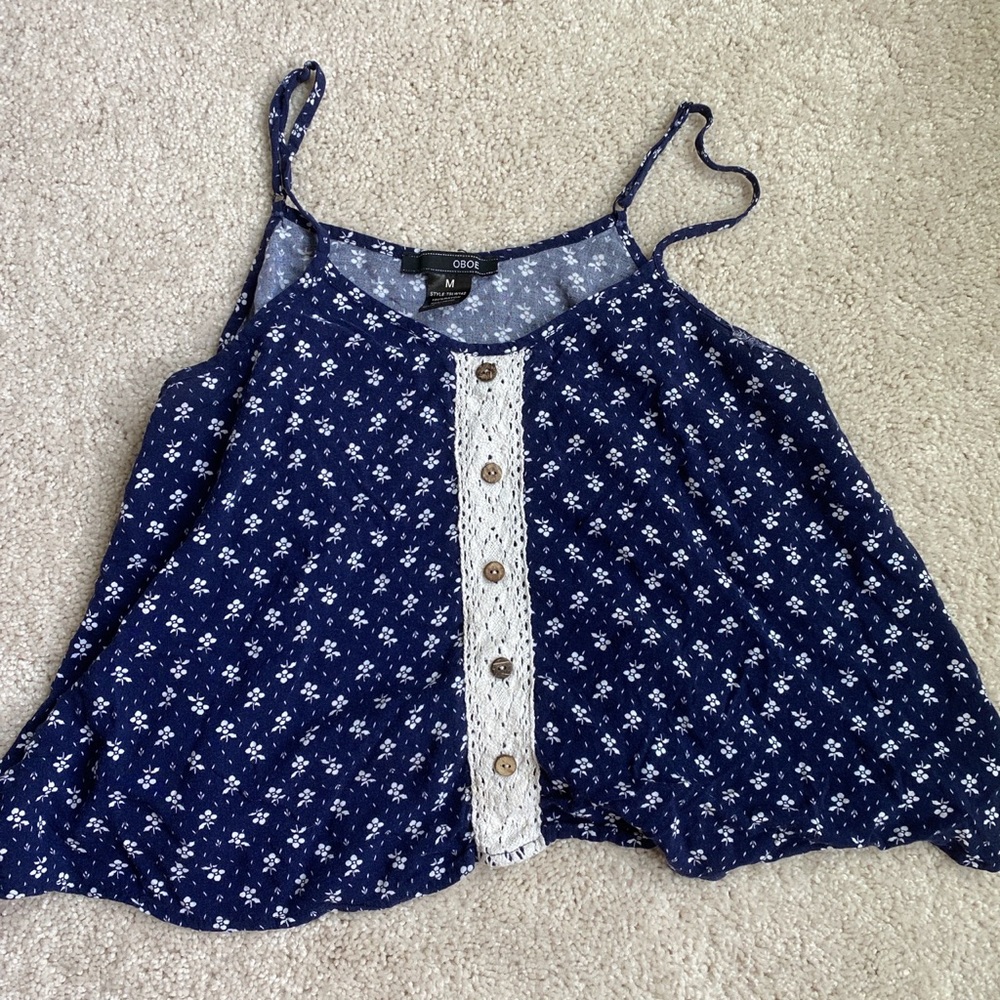 Blue top!